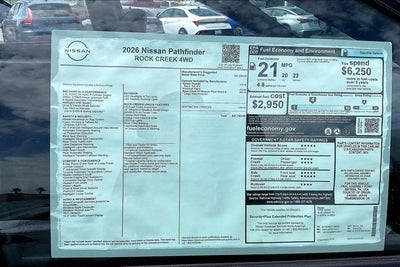 2026 Nissan Pathfinder Rock Creek