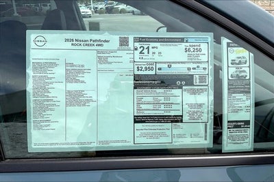 2026 Nissan Pathfinder Rock Creek 4WD