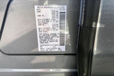 2026 Nissan Pathfinder SV