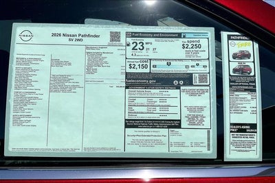 2026 Nissan Pathfinder SV