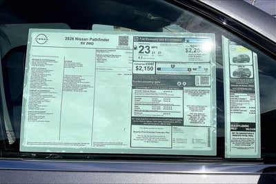 2026 Nissan Pathfinder SV