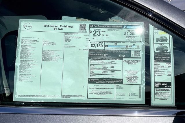 2026 Nissan Pathfinder SV