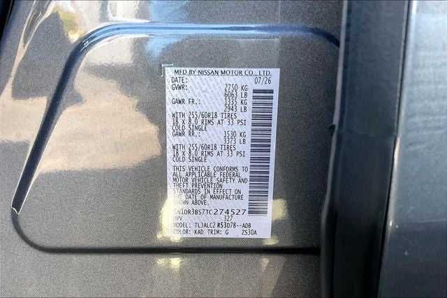 2026 Nissan Pathfinder SV
