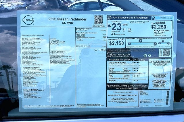 2026 Nissan Pathfinder SL