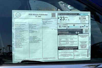 2026 Nissan Pathfinder SL