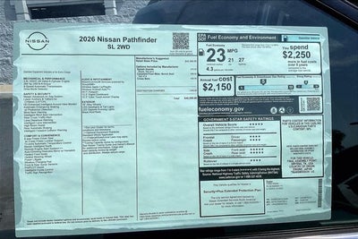 2026 Nissan Pathfinder SL