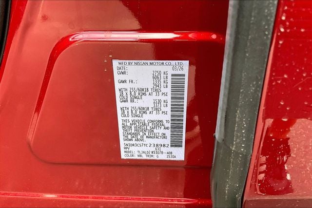 2026 Nissan Pathfinder SL