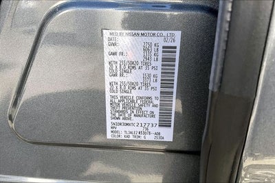 2026 Nissan Pathfinder Platinum