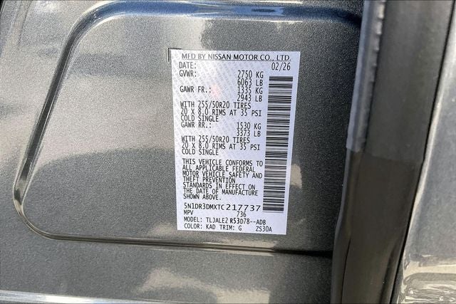 2026 Nissan Pathfinder Platinum