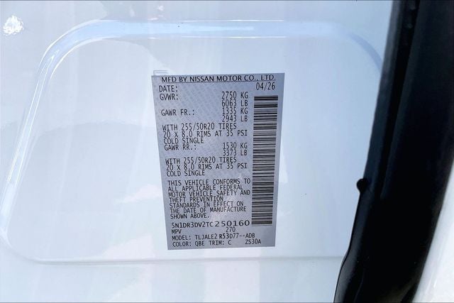 2026 Nissan Pathfinder Platinum