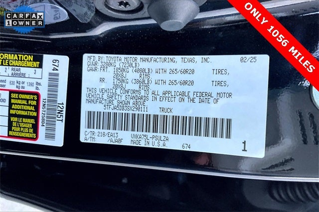 2025 Toyota Tundra Limited