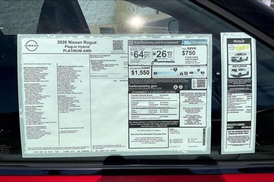 2026 Nissan Rogue Platinum