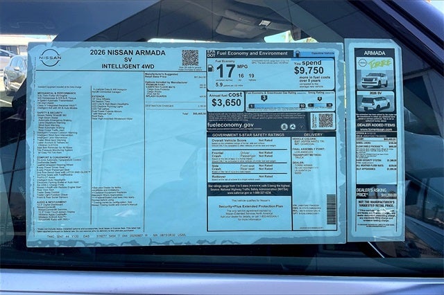 2026 Nissan Armada SV