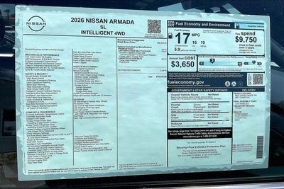 2026 Nissan Armada SL