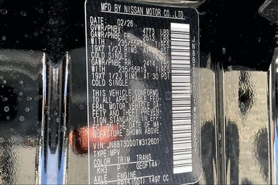 2026 Nissan Rogue Platinum