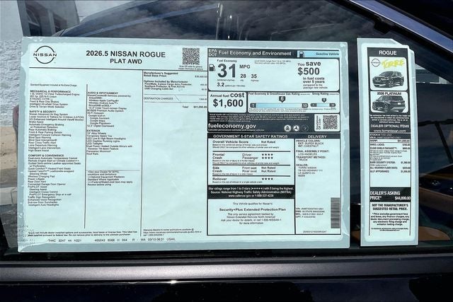 2026 Nissan Rogue Platinum