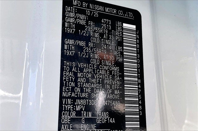 2026 Nissan Rogue Platinum