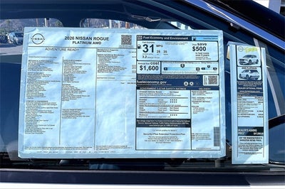 2026 Nissan Rogue Platinum