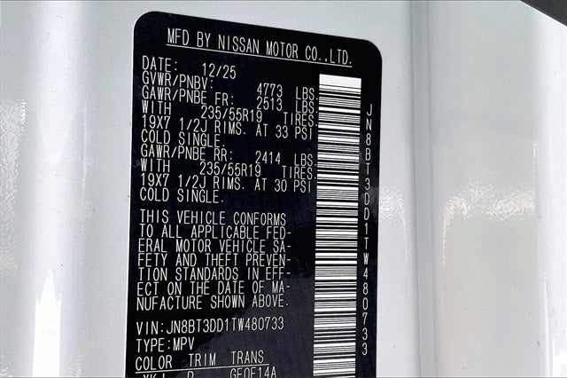 2026 Nissan Rogue Platinum