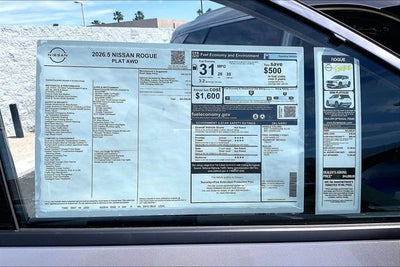 2026 Nissan Rogue Platinum