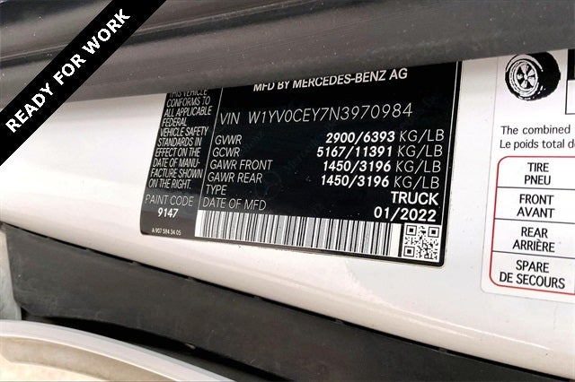 2022 Mercedes-Benz Metris Cargo