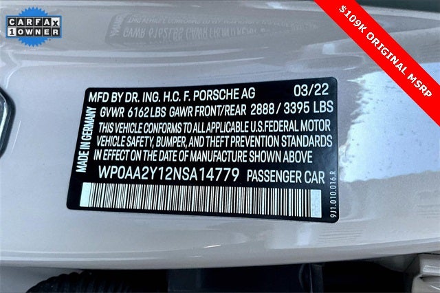 2022 Porsche Taycan Base