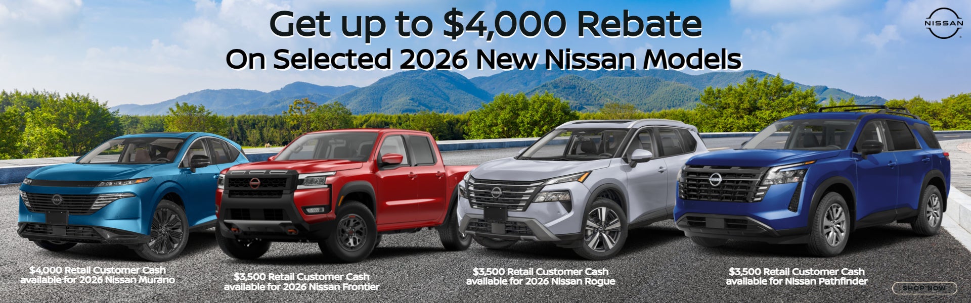Palm Springs Lease Special on selected 2026 models