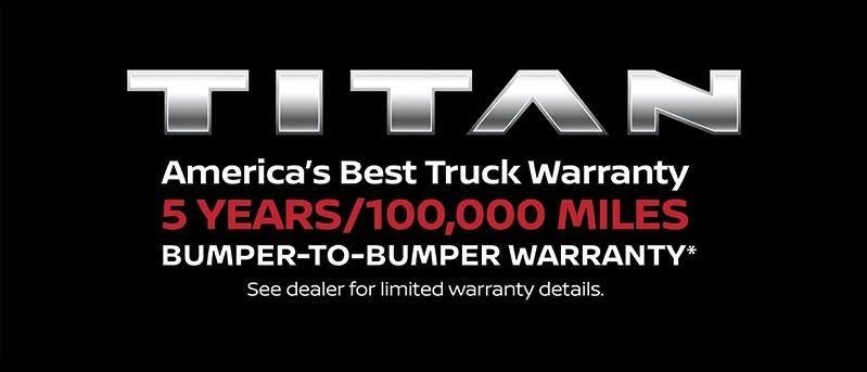 nissan titan 5 yr and 100k bumper warranty
